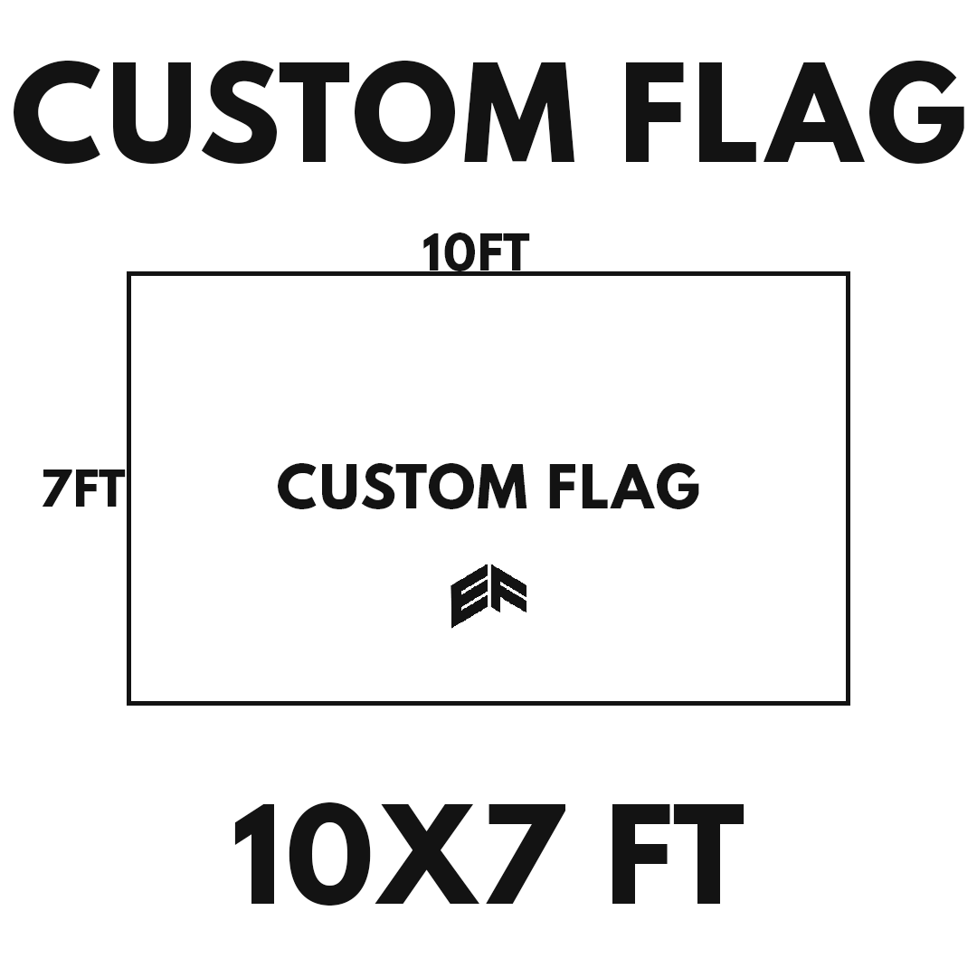 10X7 FT Custom Flag - Elite Fan