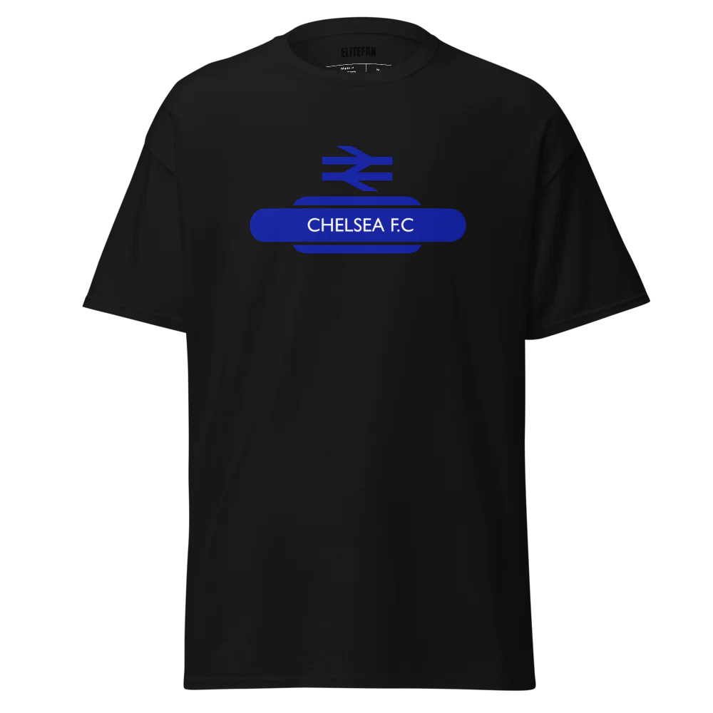 Chelsea FC Railway Sign T-Shirt - Elite Fan