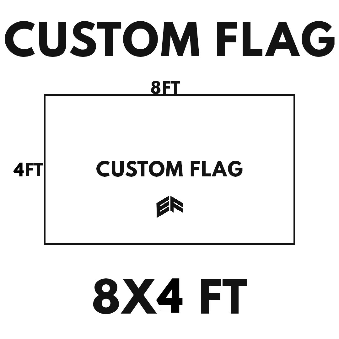 8X4 FT Custom Flag