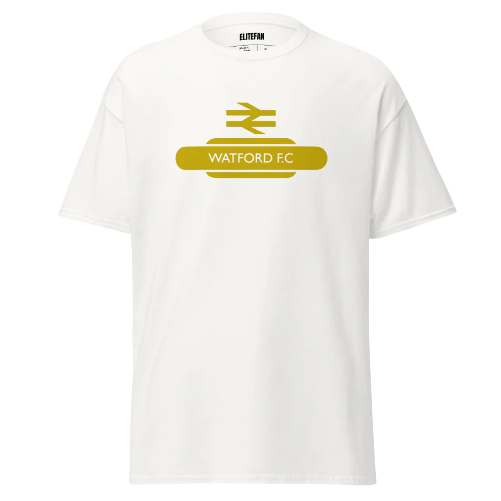 Watford FC Railway Sign T-Shirt - Elite Fan