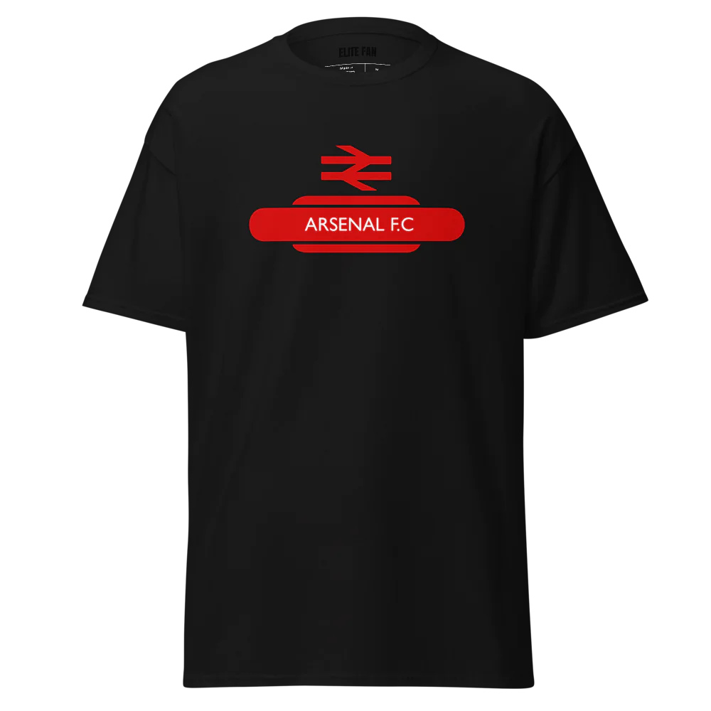 Arsenal FC Railway Sign T-Shirt - Elite Fan