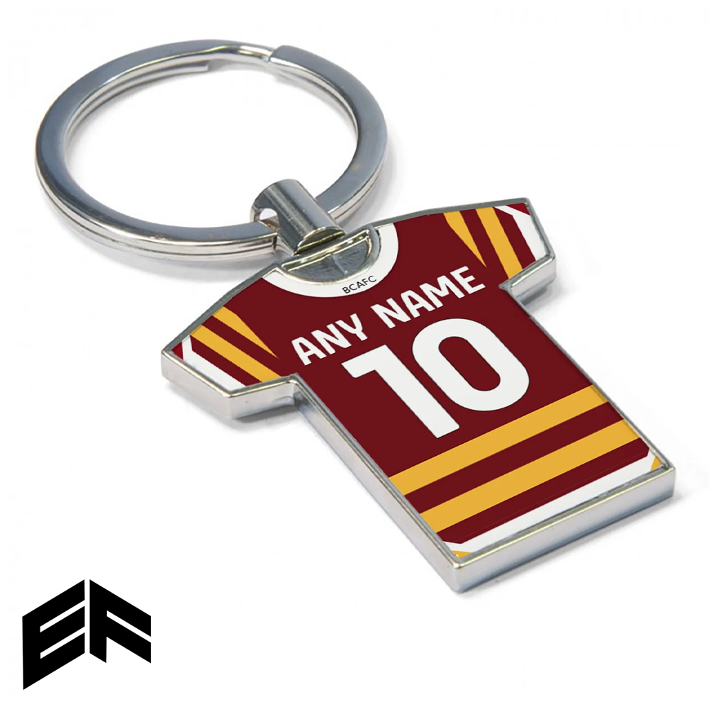 Bradford City Custom Keyring