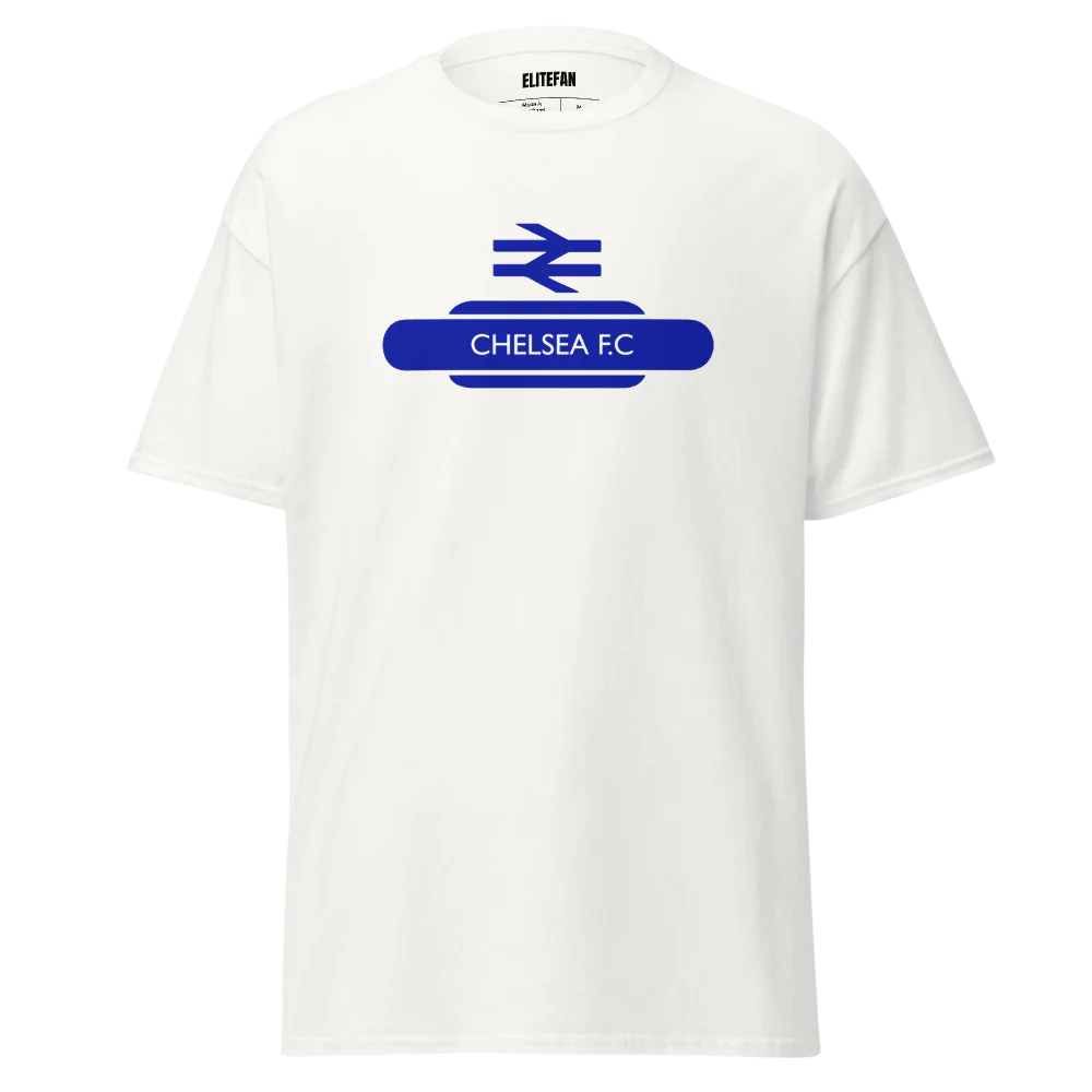 Chelsea FC Railway Sign T-Shirt - Elite Fan