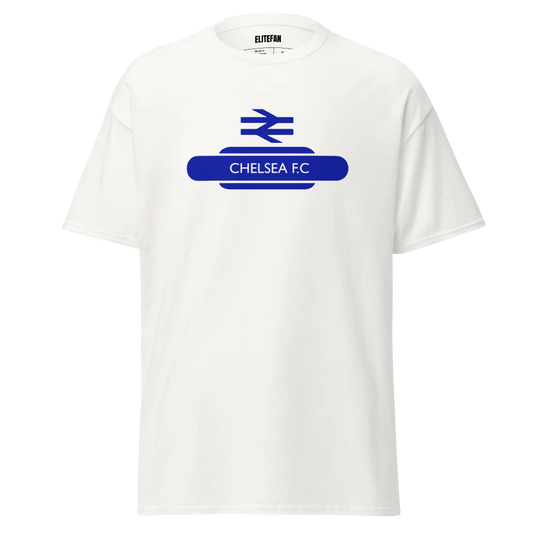 Chelsea FC Railway Sign T-Shirt - Elite Fan