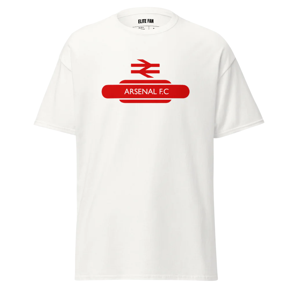 Arsenal FC Railway Sign T-Shirt - Elite Fan